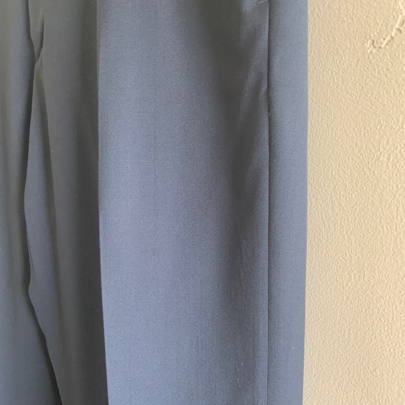 Zanella Todd Flat Front Luxury 120's Wool Serge Pant Navy Men’s Size 38 x 32 US - Picture 14 of 16
